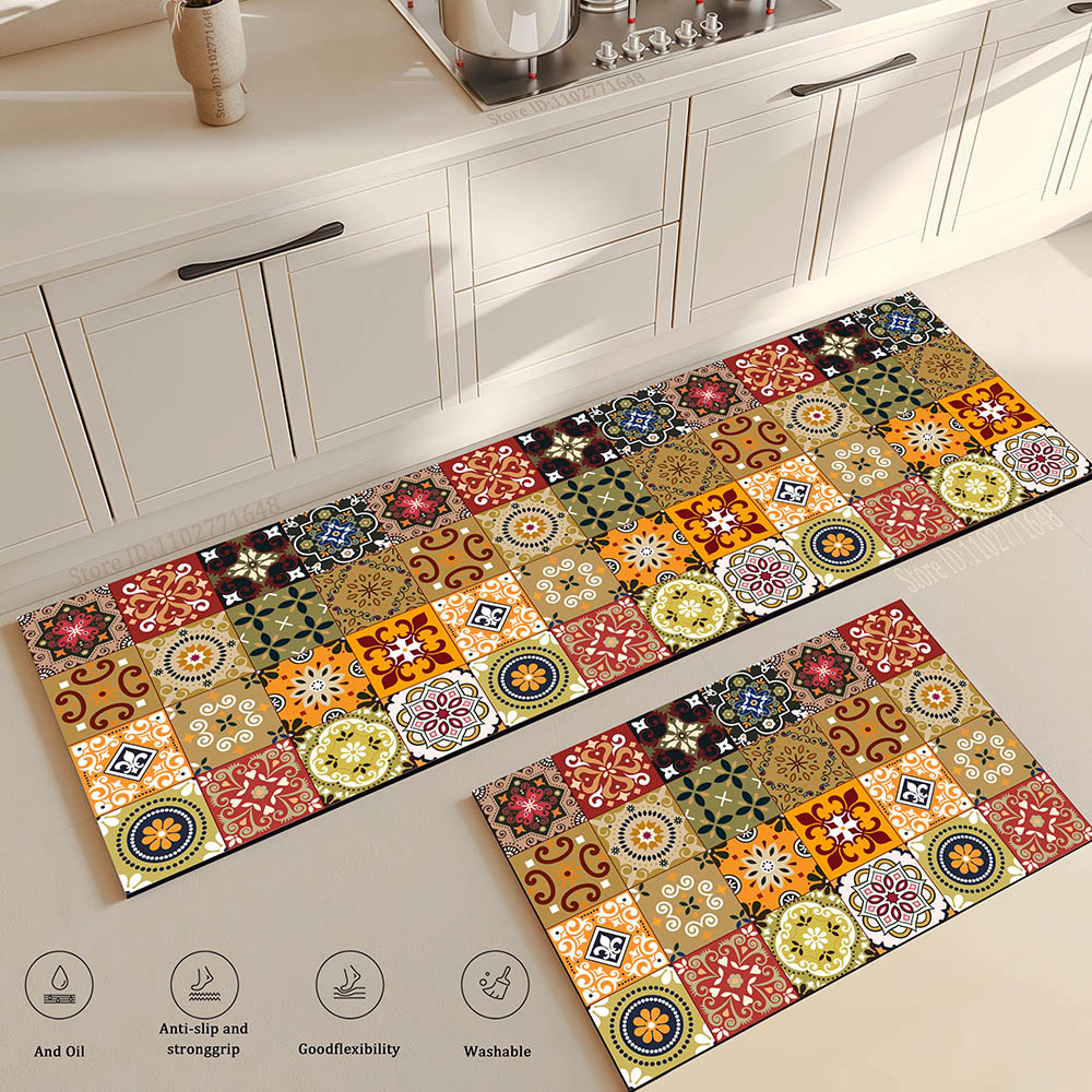 Flower Long Large Kitchen Mat  – Maranta Prayer Plant Bewertung und Preis