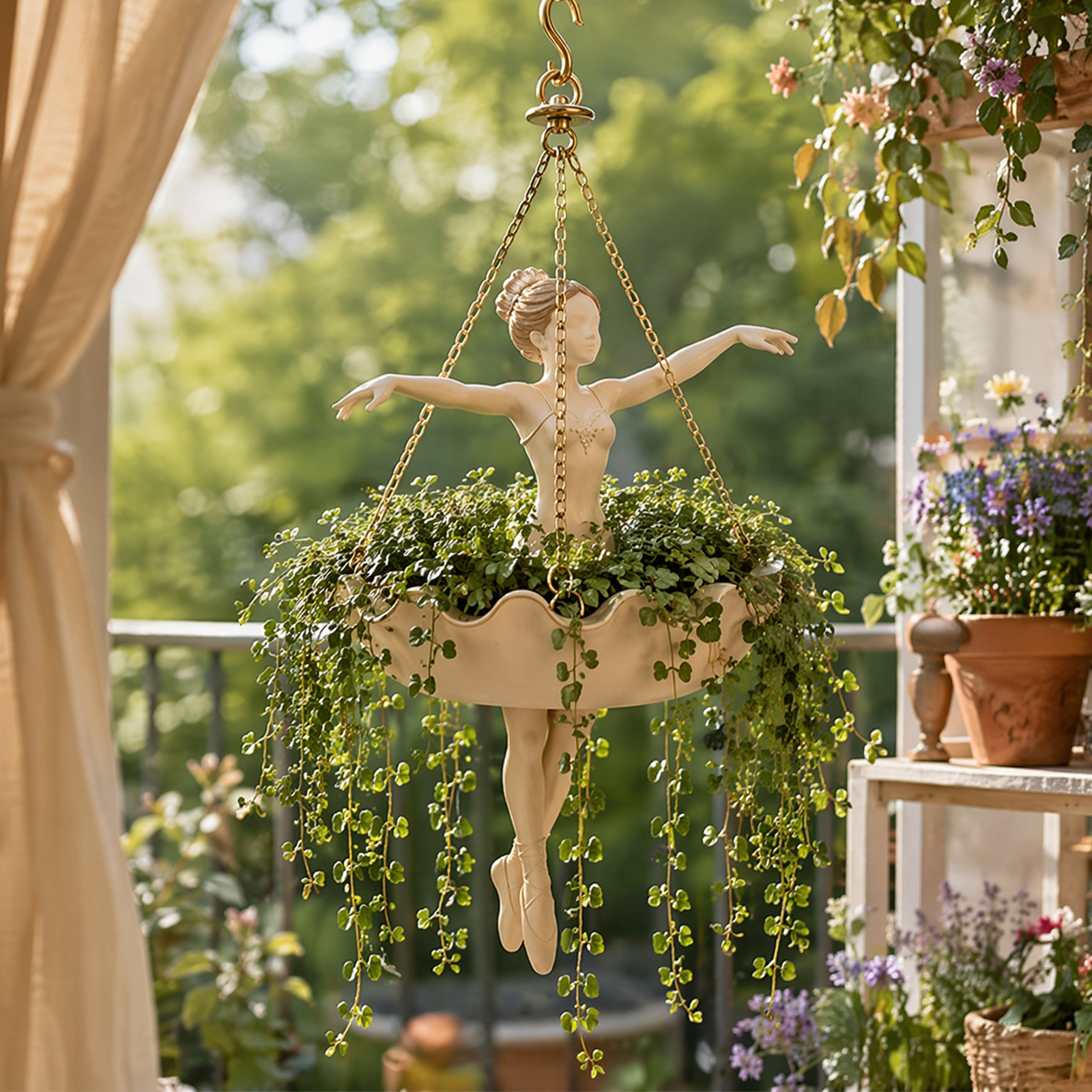 Cute Resin Hangable Planter Fa – Spider Plant Hanging Bewertung und Preis