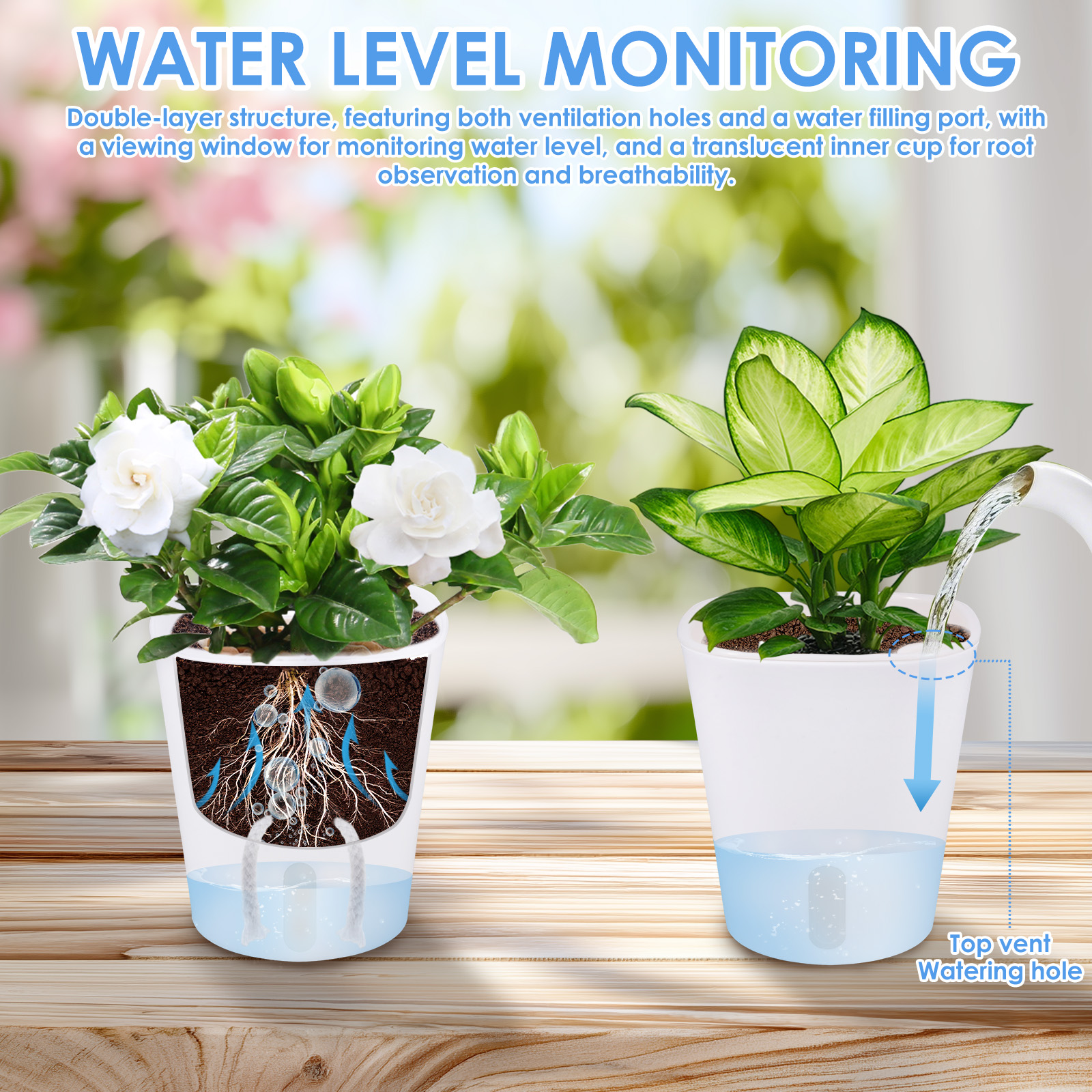10Pcs Self Watering Plastic Fl – Aloe Vera Pot Bewertung und Preis