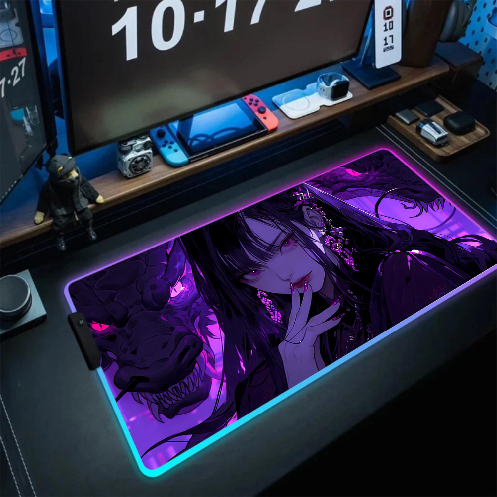 Anime Girl Mousepad Gaming Mou – Tradescantia Purple Bewertung und Preis