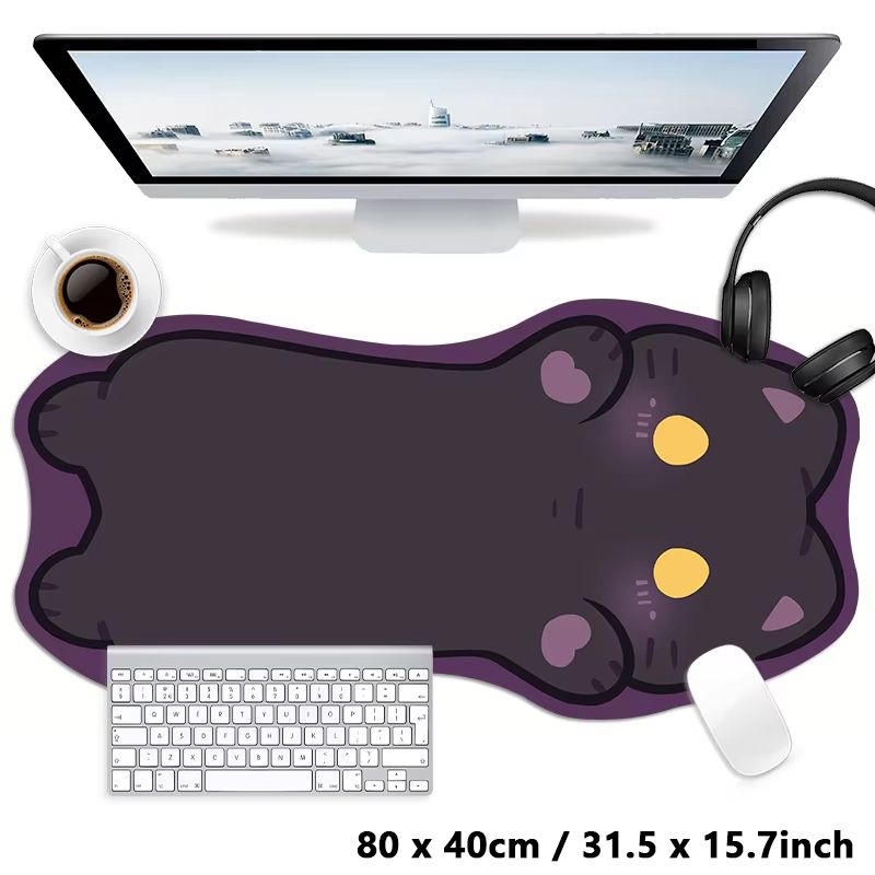 VIKAMA Cute Cartoon Black Cat  – Tradescantia Purple Bewertung und Preis