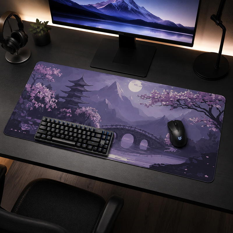 Mouse Pad Gamer Purple Moonlit – Tradescantia Purple Bewertung und Preis