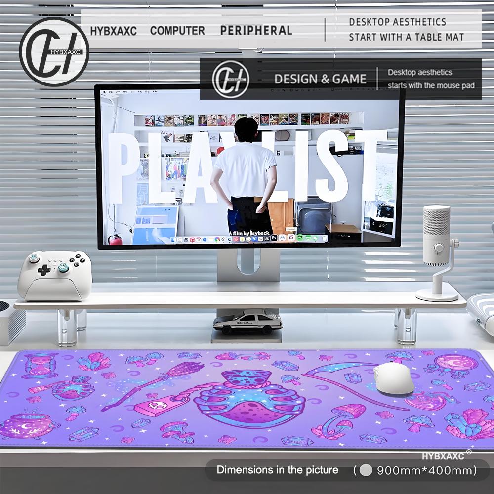 Cute Kawaii Goth Mouse Pad XL  – Tradescantia Purple Bewertung und Preis