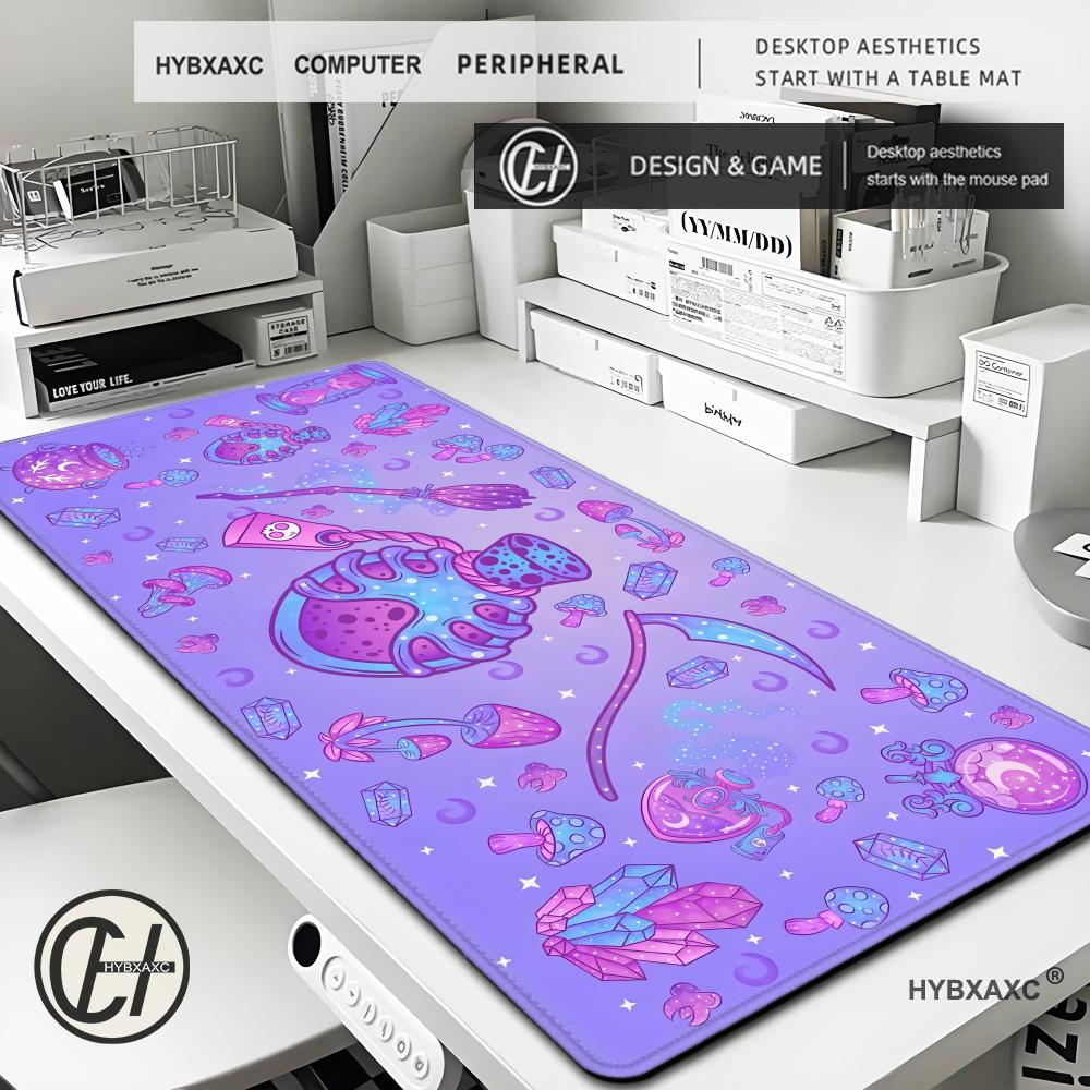 Cute Kawaii Goth Mouse Pad XL  – Tradescantia Purple Bewertung und Preis