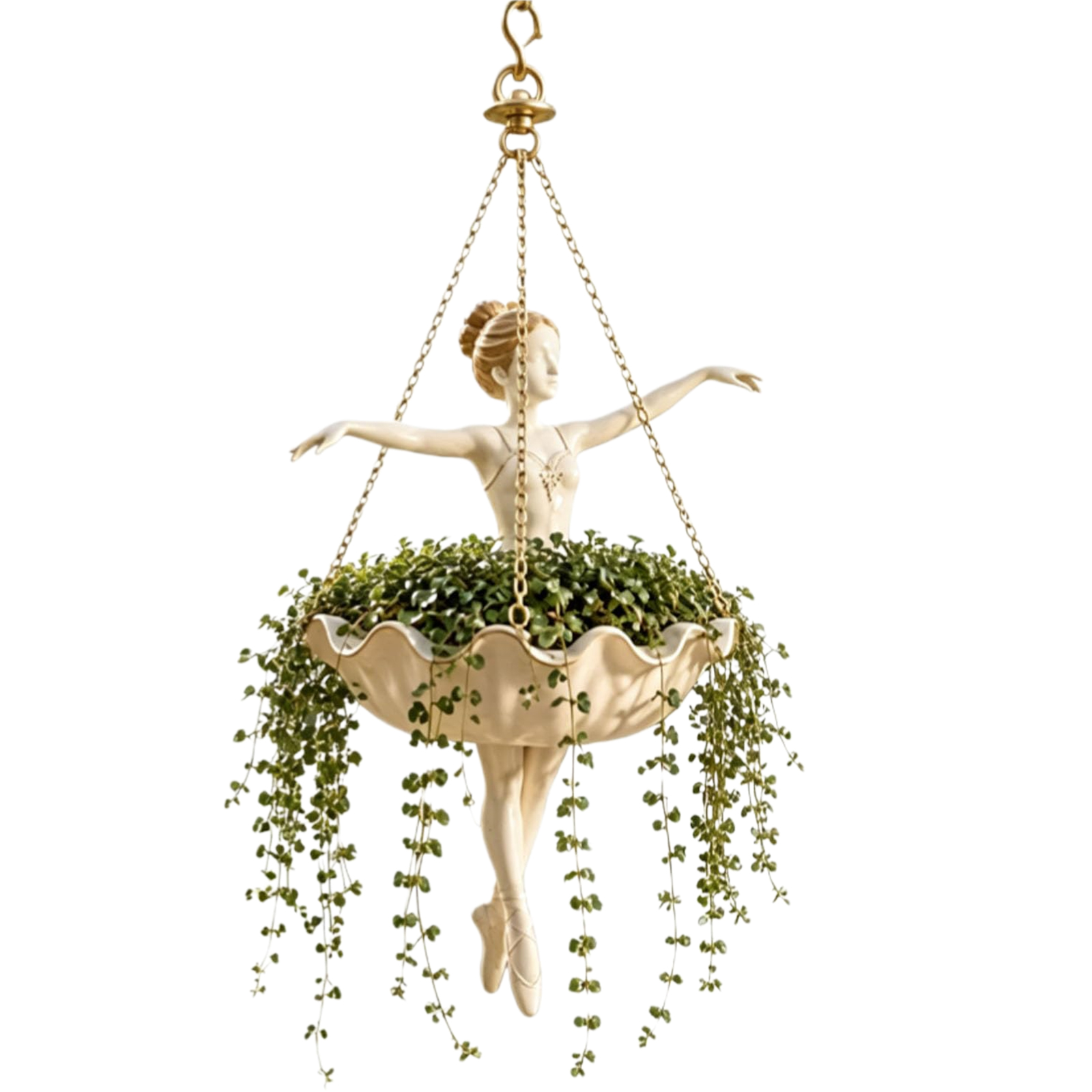 Ballet Dancer Hanging Planter  – Spider Plant Hanging Bewertung und Preis
