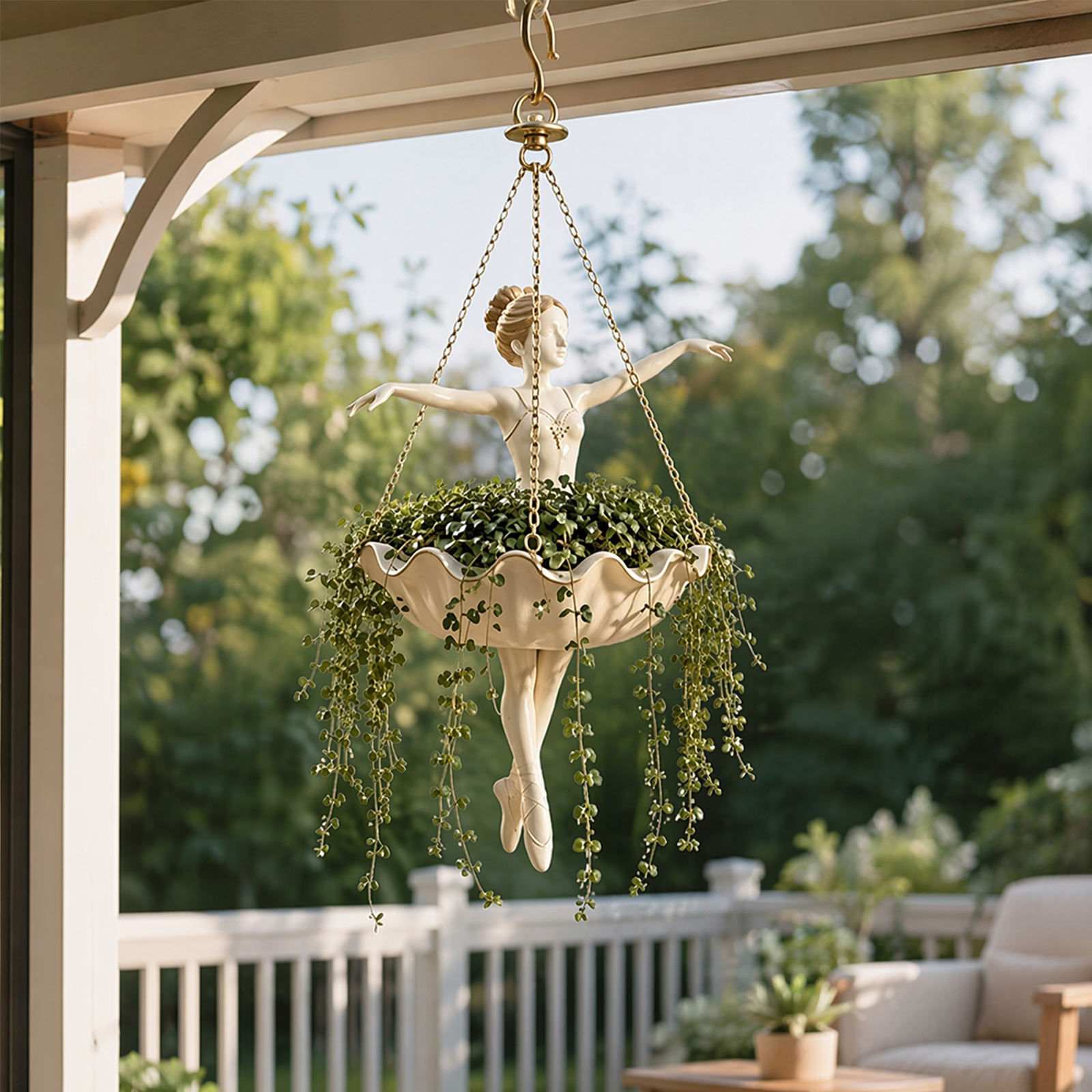Ballet Dancer Hanging Planter  – Spider Plant Hanging Bewertung und Preis