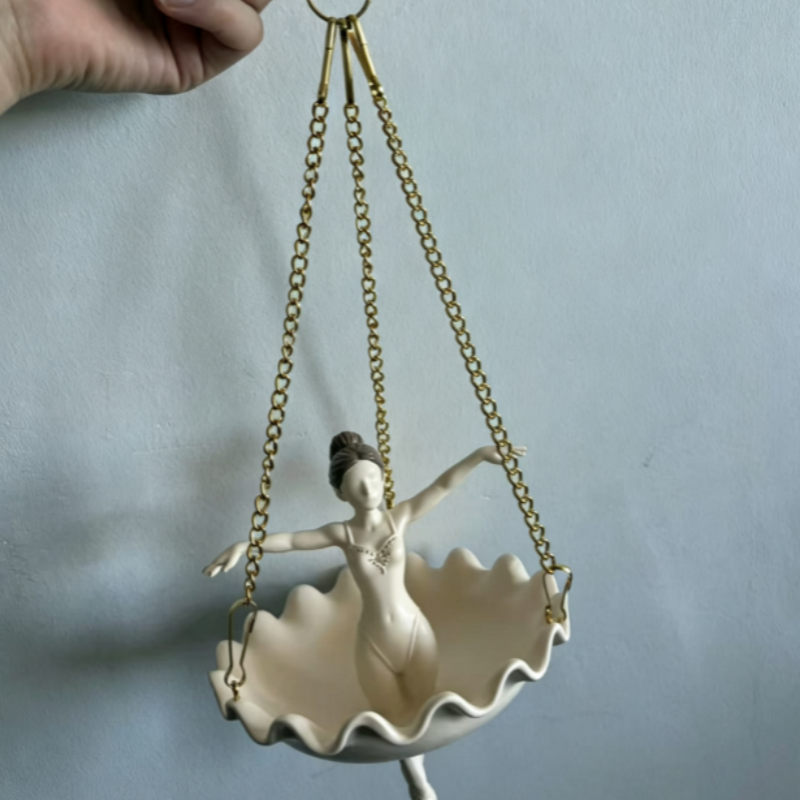 Resin Ballet Dancer Hanging Pl – Spider Plant Hanging Bewertung und Preis