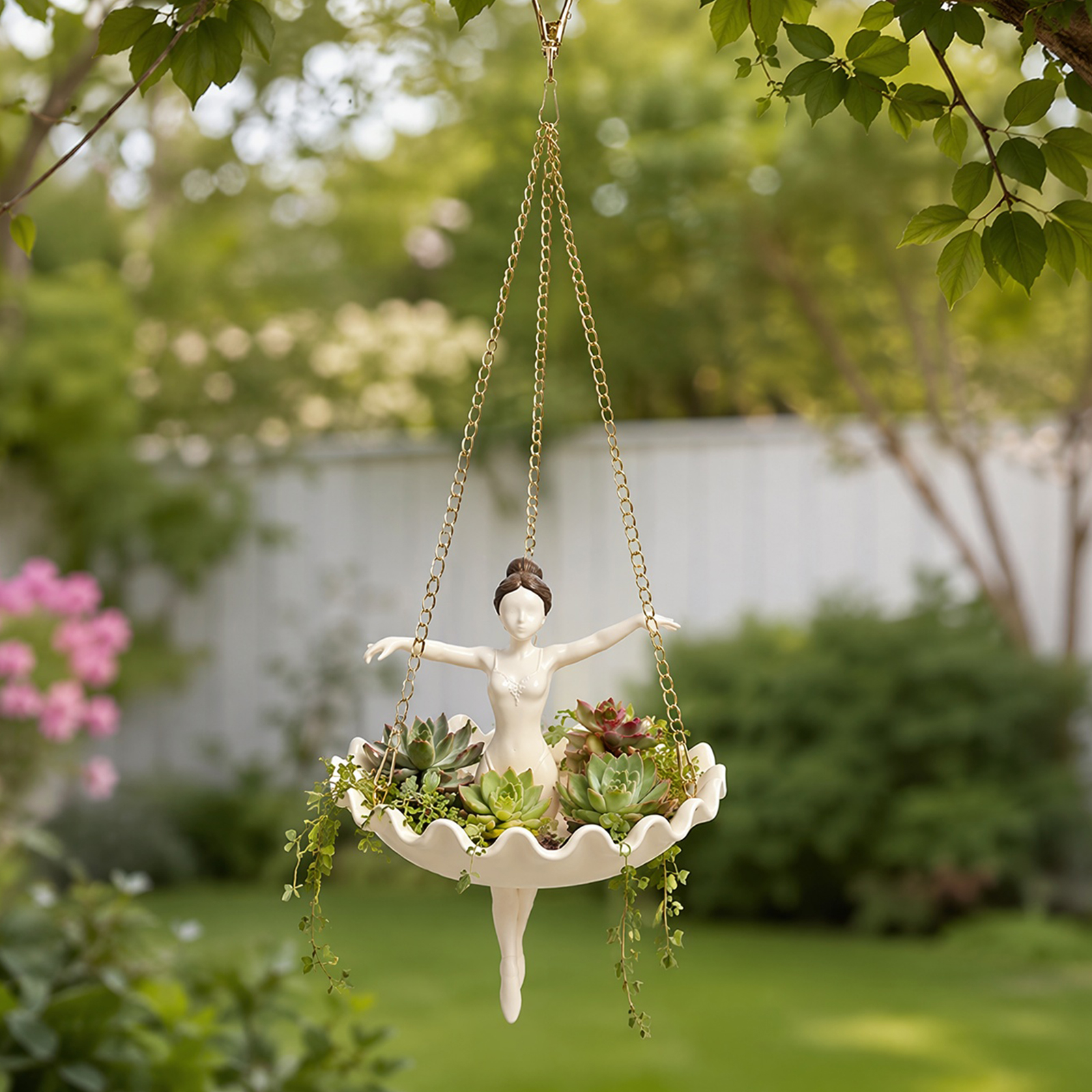 Ballet Dancer Hanging Planter  – Spider Plant Hanging Bewertung und Preis